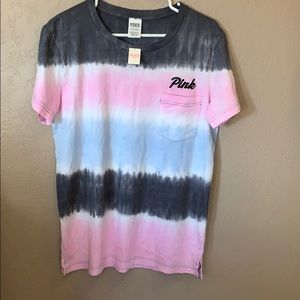 PINK Victoria’s Secret tie die shirt!